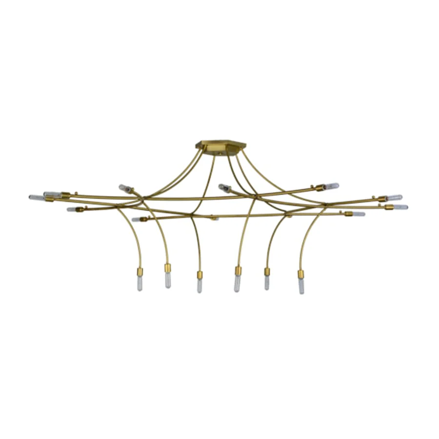 Meyda Tiffany ISON 18 Light 84" Wide Taper Candle Ring Chandelier - Image 3