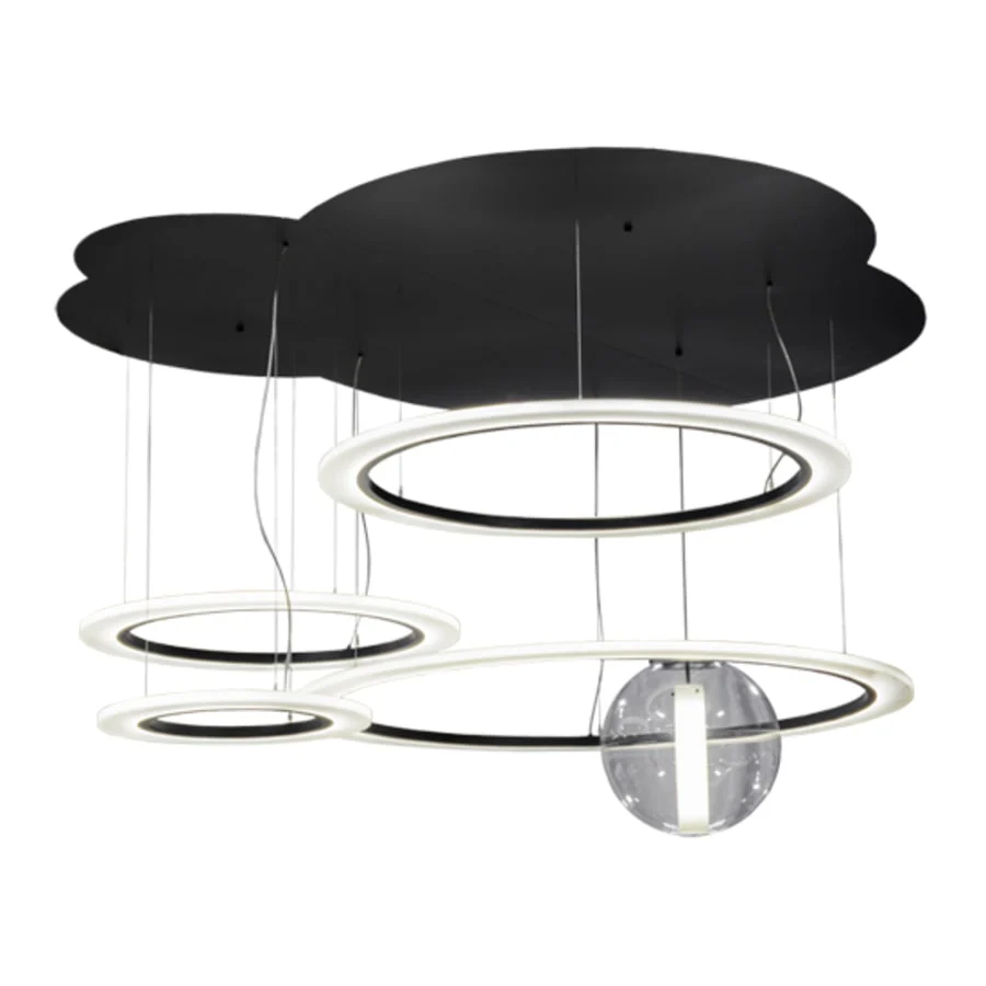 Meyda Tiffany Bola 84" Wide Abstract Multi Light Pendant - Image 1