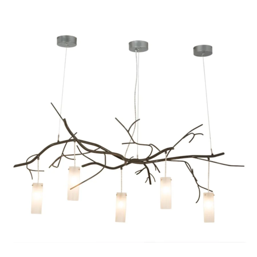 Meyda Tiffany Winter Solstice 5 Light 72" Wide Linear Chandelier - Image 2