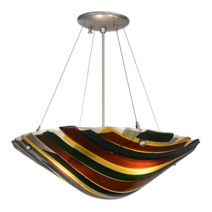 Meyda Tiffany Metro 2 Light 18" Wide Pendant - Image 3