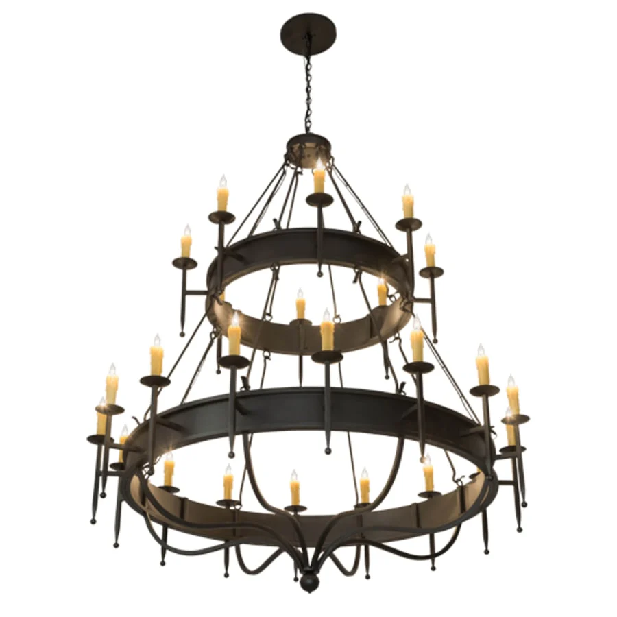 Meyda Tiffany Marta 24 Light 72" Wide Taper Candle Style Chandelier - Image 2
