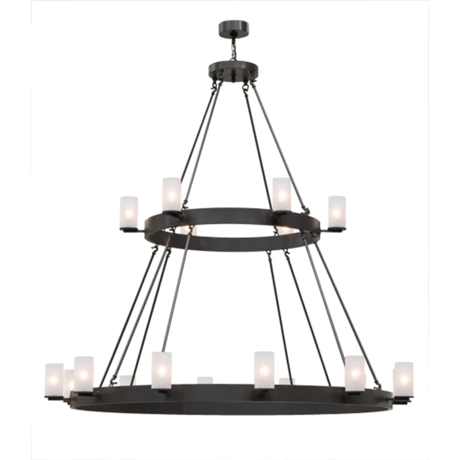 Meyda Tiffany Chappell 16 Light 72" Wide Ring Chandelier - Image 2