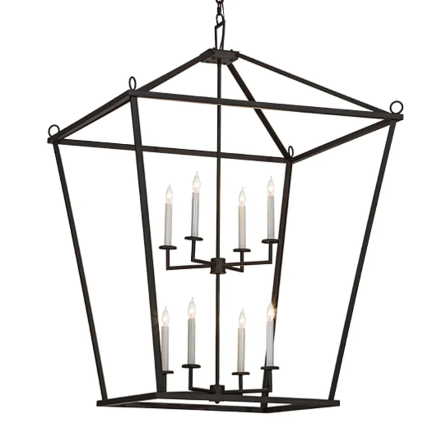 Meyda Tiffany Kitzi 8 Light 51" Wide Taper Candle Pendant - Image 1