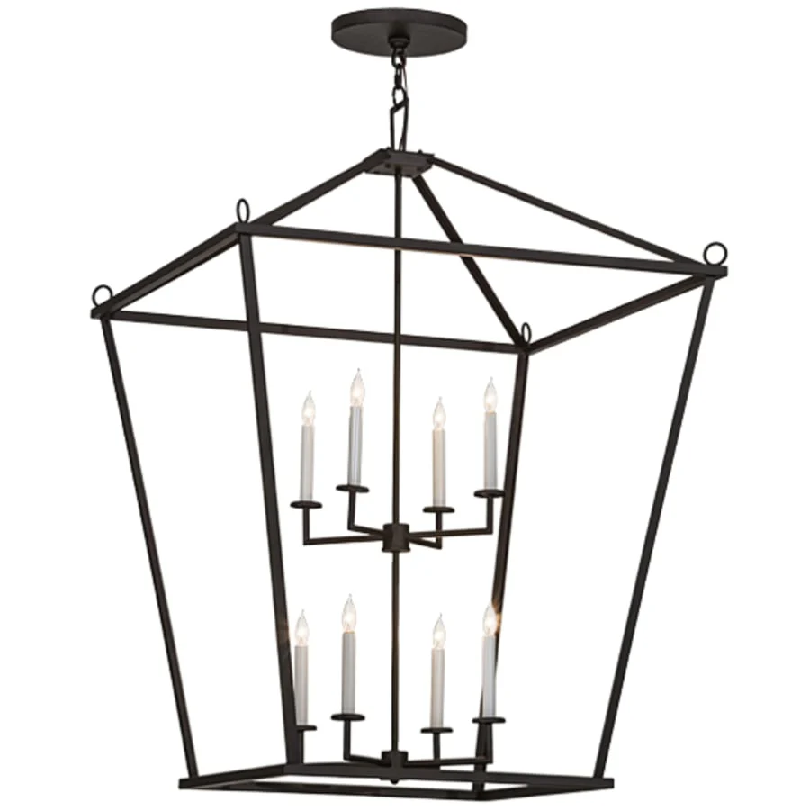 Meyda Tiffany Kitzi 8 Light 51" Wide Taper Candle Pendant - Image 3