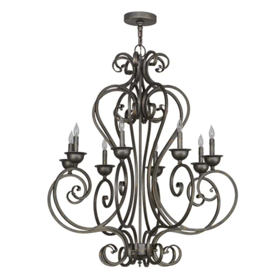 Meyda Tiffany Fernando 8 Light 36" Wide Taper Candle Empire Chandelier - Image 2