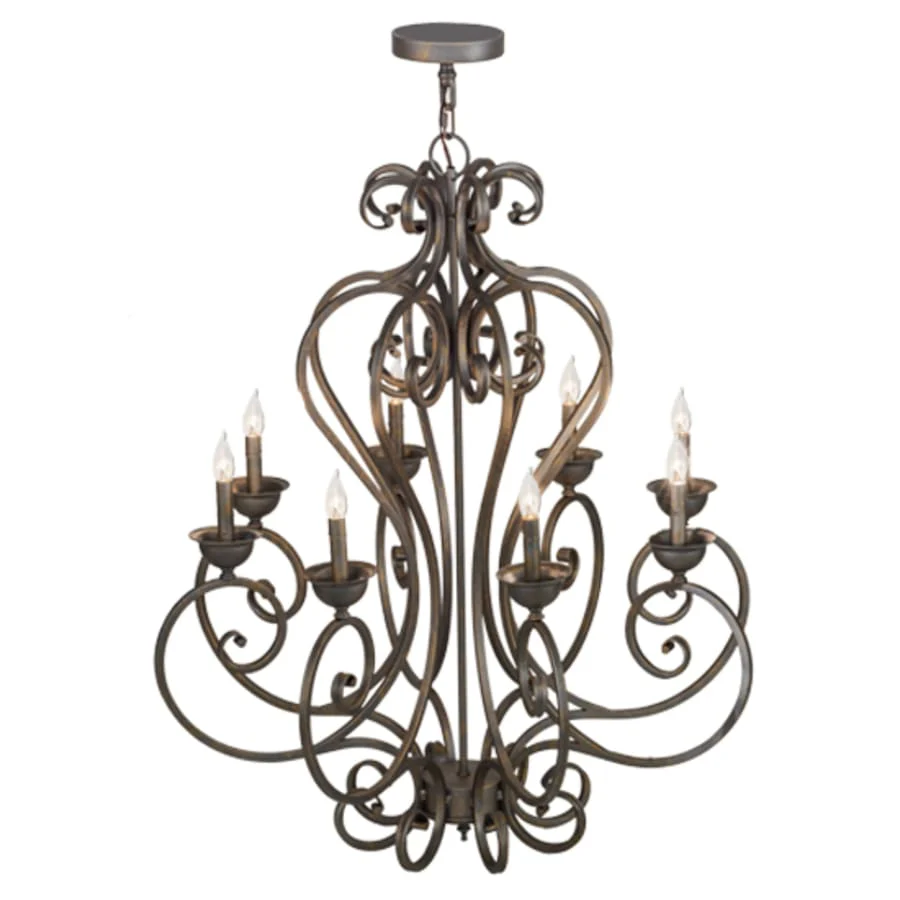 Meyda Tiffany Fernando 8 Light 36" Wide Taper Candle Empire Chandelier - Image 3