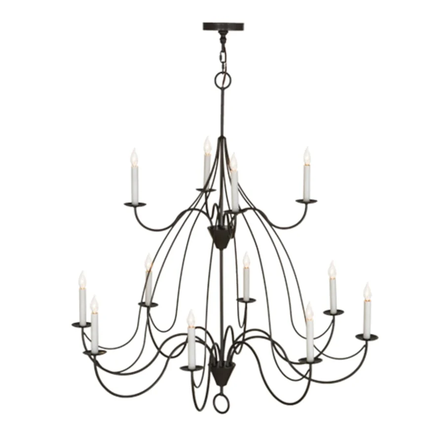 Meyda Tiffany Polonaise 12 Light 48" Wide Taper Candle Style Chandelier - Image 3
