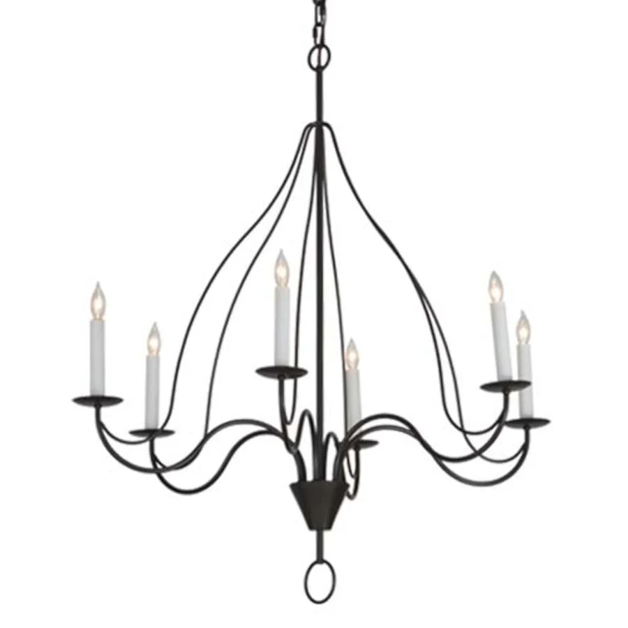 Meyda Tiffany Polonaise 6 Light 36" Wide Taper Candle Style Chandelier - Image 1