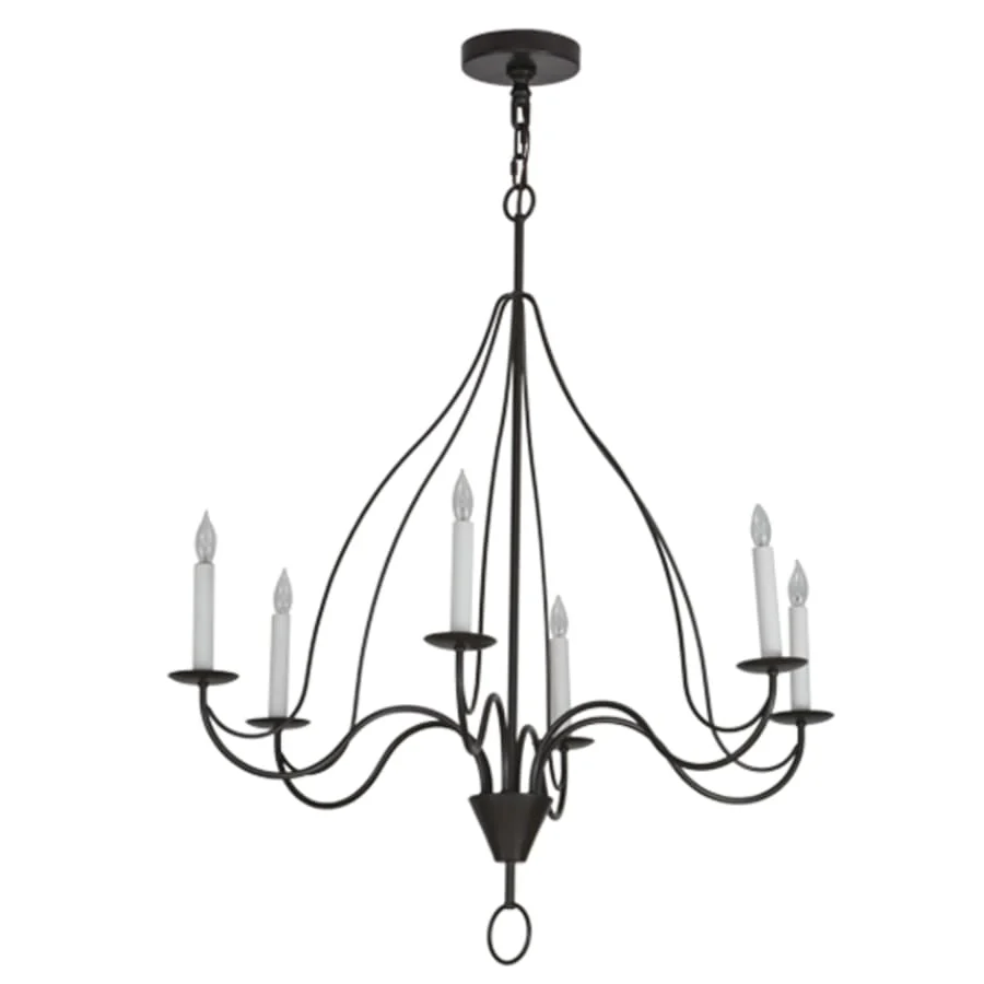 Meyda Tiffany Polonaise 6 Light 36" Wide Taper Candle Style Chandelier - Image 2