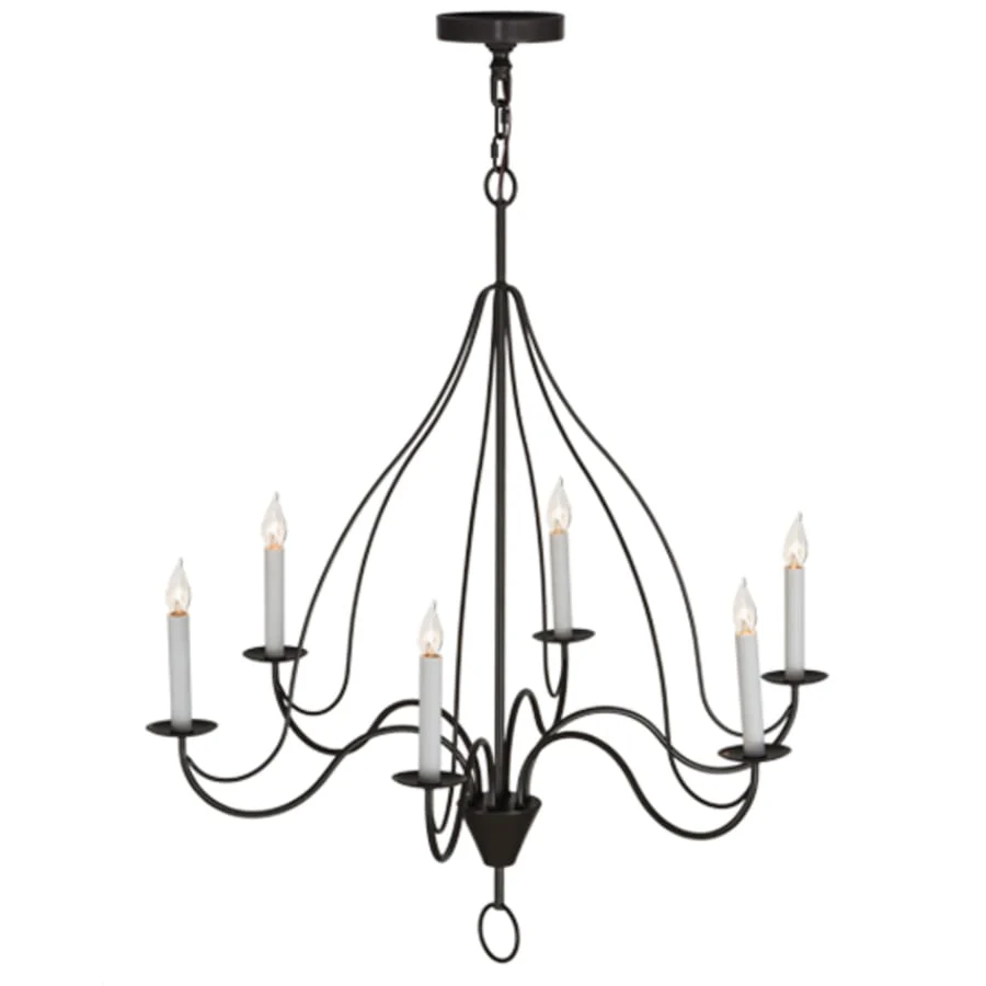 Meyda Tiffany Polonaise 6 Light 36" Wide Taper Candle Style Chandelier - Image 3