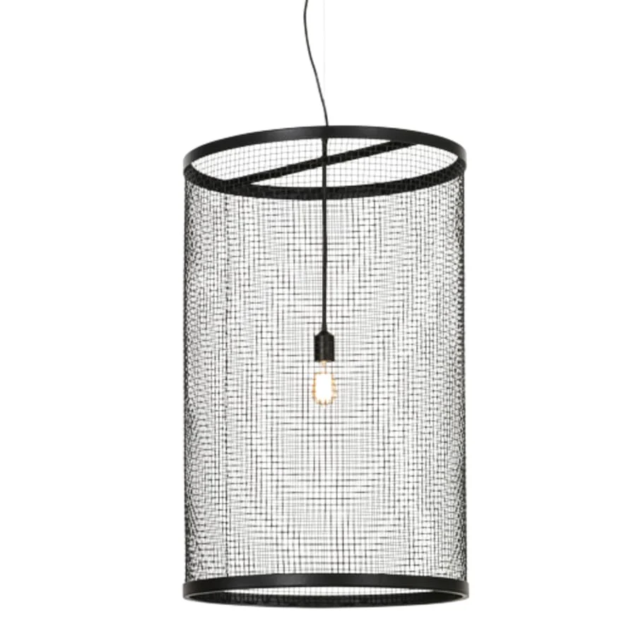 Meyda Tiffany Cilindro 24" Wide Cage Pendant - Image 1