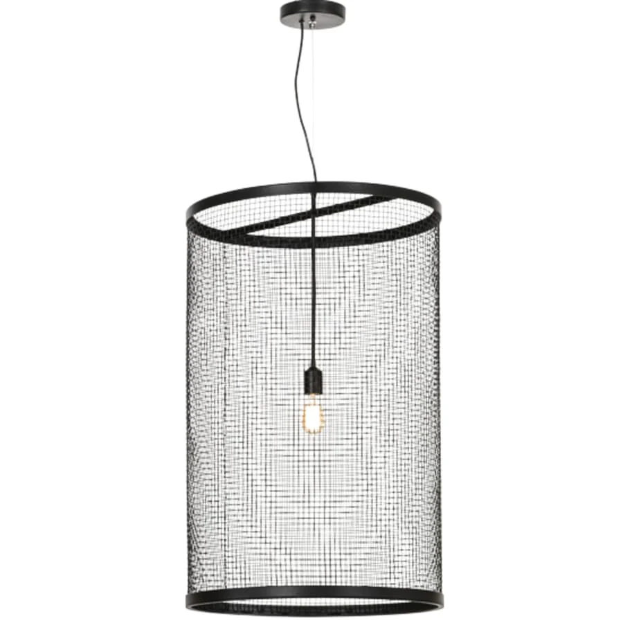 Meyda Tiffany Cilindro 24" Wide Cage Pendant - Image 3