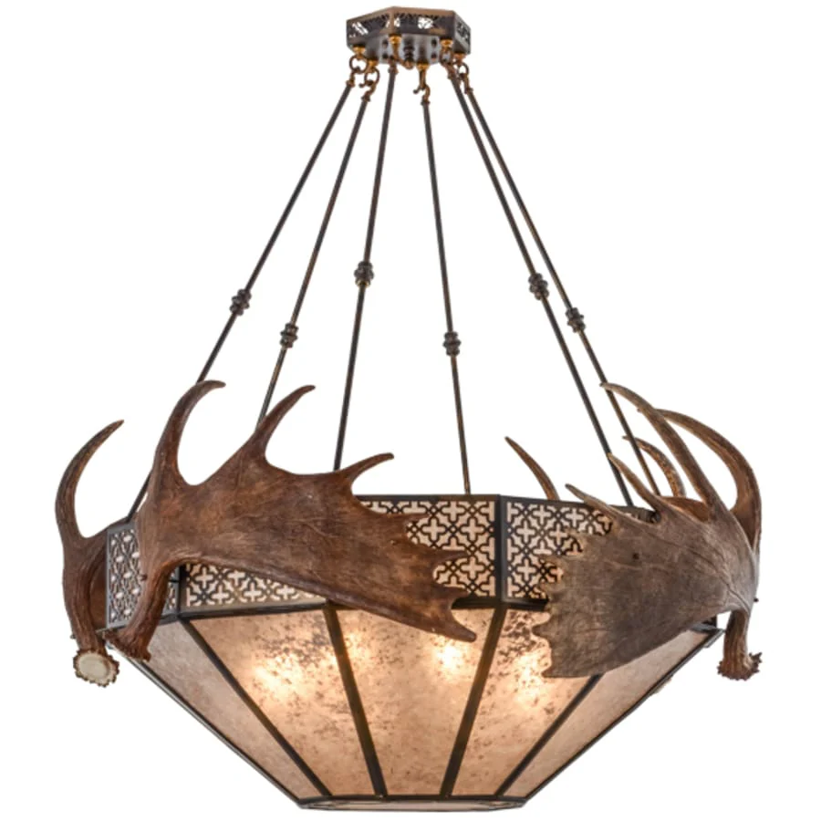 Meyda Tiffany Moose 8 Light 54" Wide Pendant - Image 3