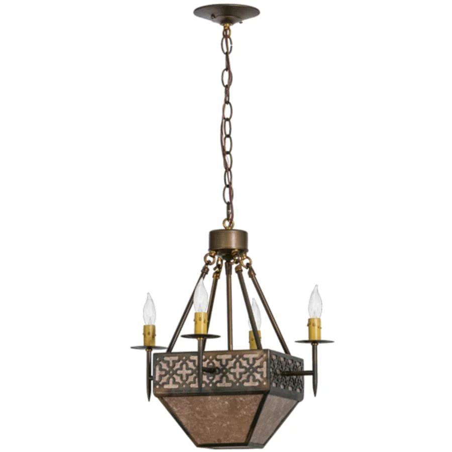 Meyda Tiffany Gironde 16" Wide Taper Candle Pendant - Image 3