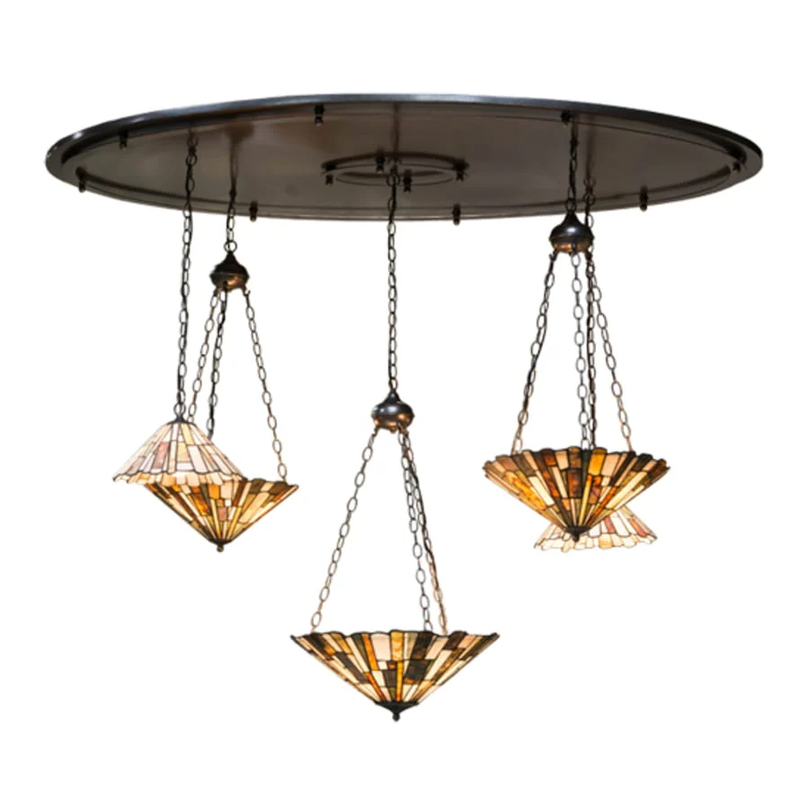 Meyda Tiffany Jadestone 11 Light 48" Wide Multi Light Pendant - Image 1