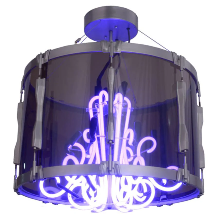 Meyda Tiffany Purple Haze 6 Light 26" Wide Pendant - Image 1