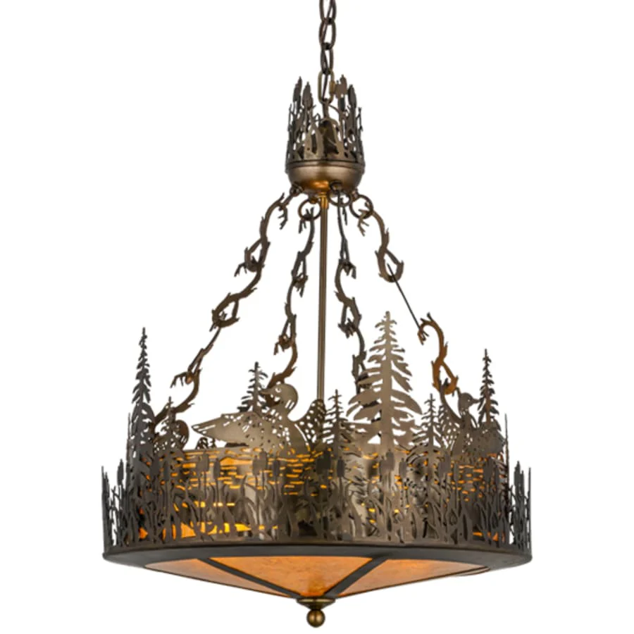 Meyda Tiffany Loon 4 Light 22" Wide Pendant - Image 2