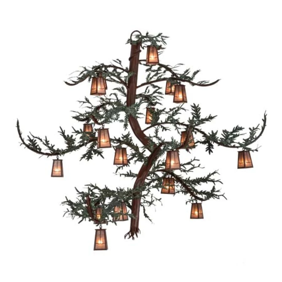 Meyda Tiffany Pine Branch Valley View 18 Light 91" Wide Chandelier - Image 1