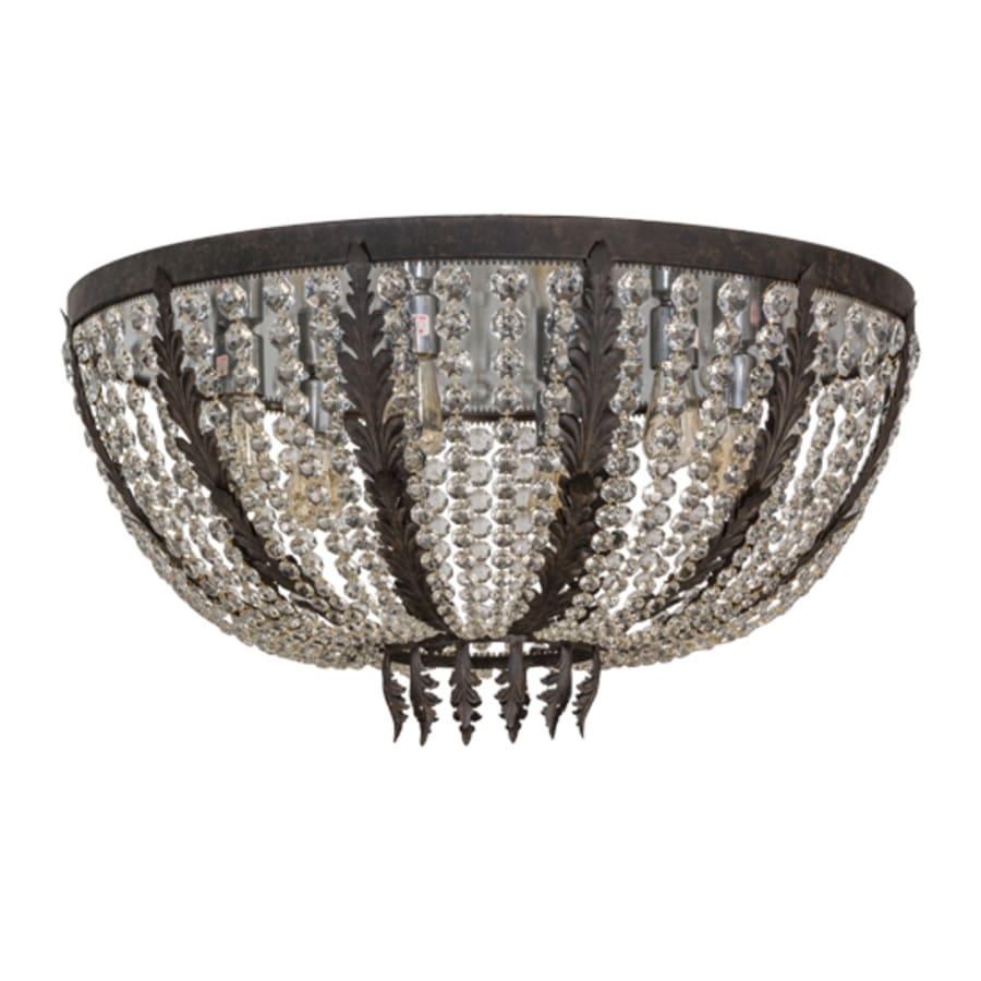 Meyda Tiffany Chrisanne 6 Light 32" Wide Flush Mount Bowl Ceiling Fixture - Image 2