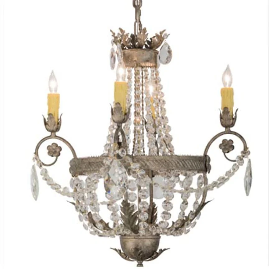 Meyda Tiffany Antonia 4 Light 26" Wide Crystal Candle Style Chandelier - Image 1
