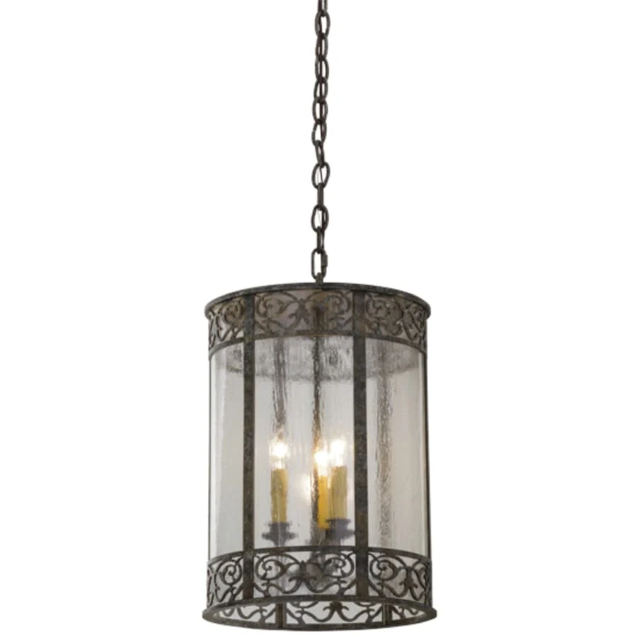 Meyda Tiffany Antencio 3 Light 14" Wide Taper Candle Pendant - Image 3