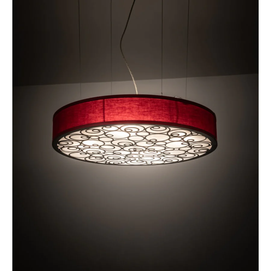 Meyda Tiffany Cilindro 4 Light 30" Wide Suspension Pendant - Image 1
