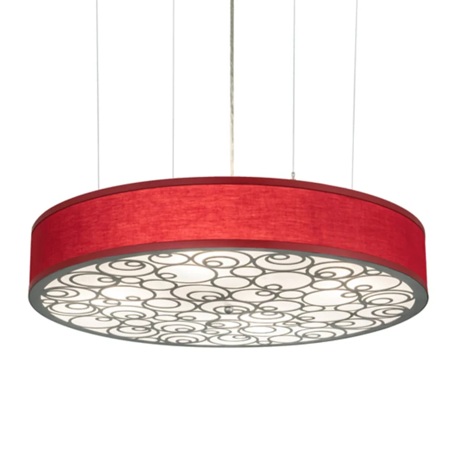 Meyda Tiffany Cilindro 4 Light 30" Wide Suspension Pendant - Image 3