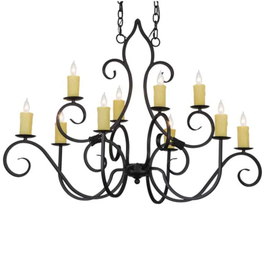 Meyda Tiffany Clifton 10 Light 26" Wide Taper Candle Style Chandelier - Image 1