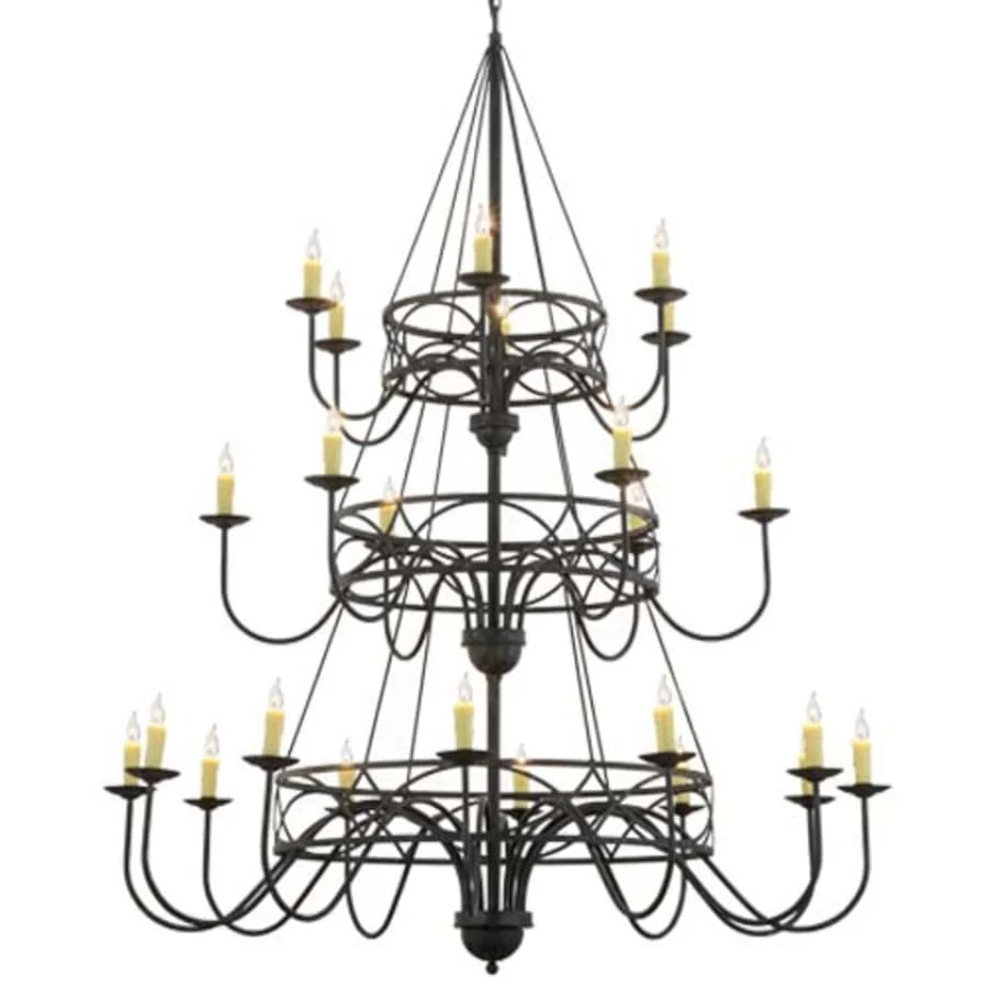 Meyda Tiffany Polonella 24 Light 60" Wide Taper Candle Style Chandelier - Image 1