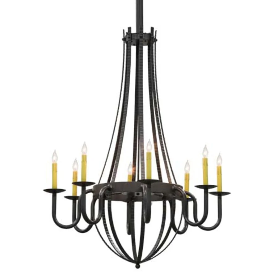 Meyda Tiffany Barrel Stave 8 Light 38" Wide Taper Candle Style Chandelier - Image 1