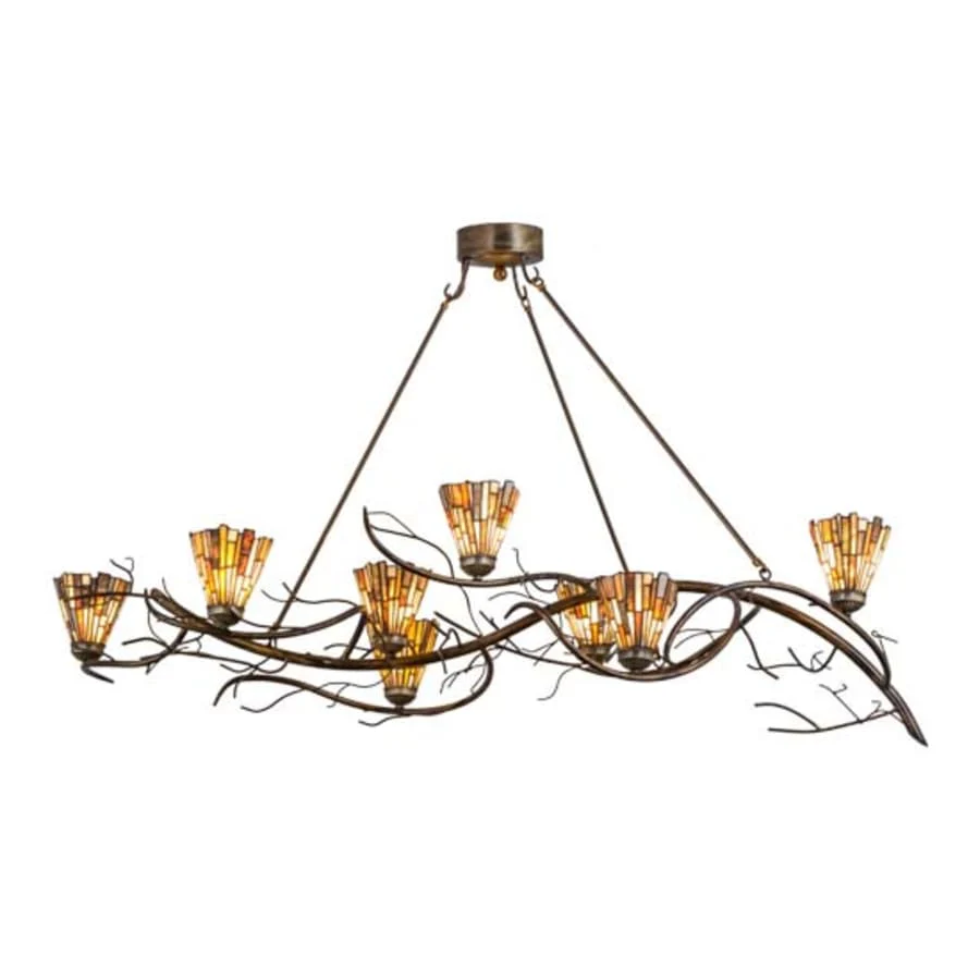 Meyda Tiffany Winter Solstice 8 Light 27" Wide Chandelier - Image 1