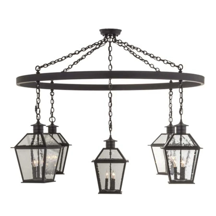 Meyda Tiffany Coach 15 Light 68" Wide Lantern Chandelier - Image 1