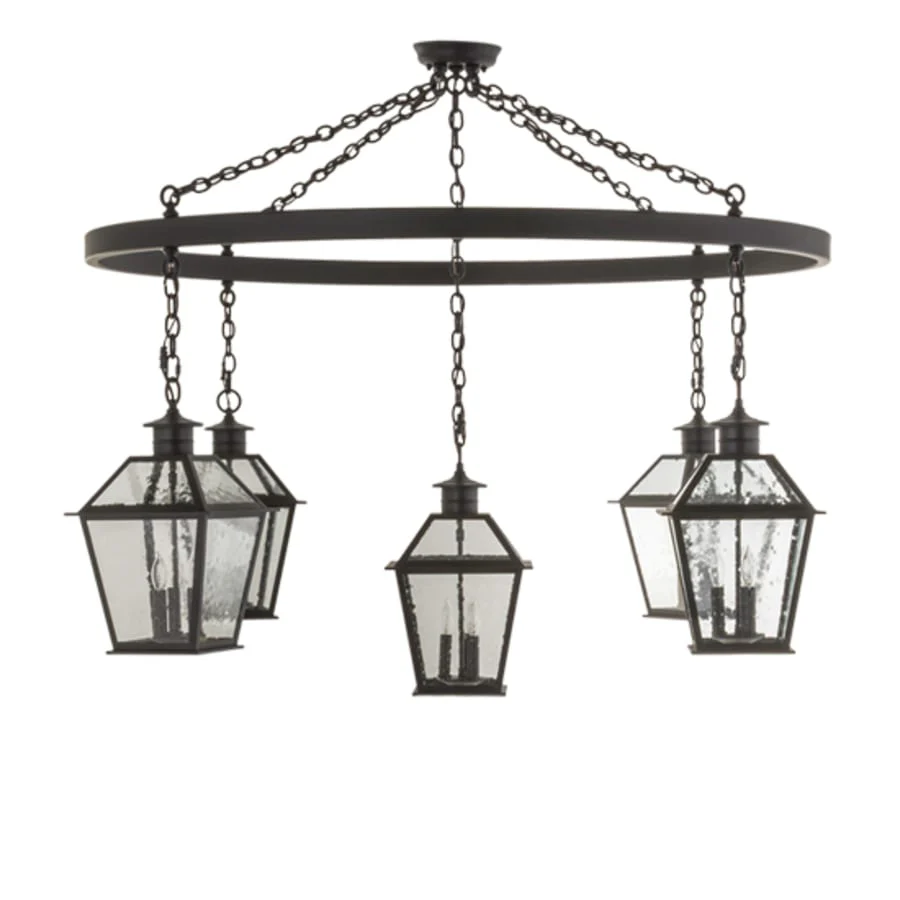 Meyda Tiffany Coach 15 Light 68" Wide Lantern Chandelier - Image 2