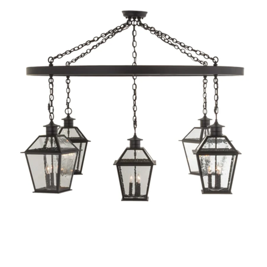 Meyda Tiffany Coach 15 Light 68" Wide Lantern Chandelier - Image 3
