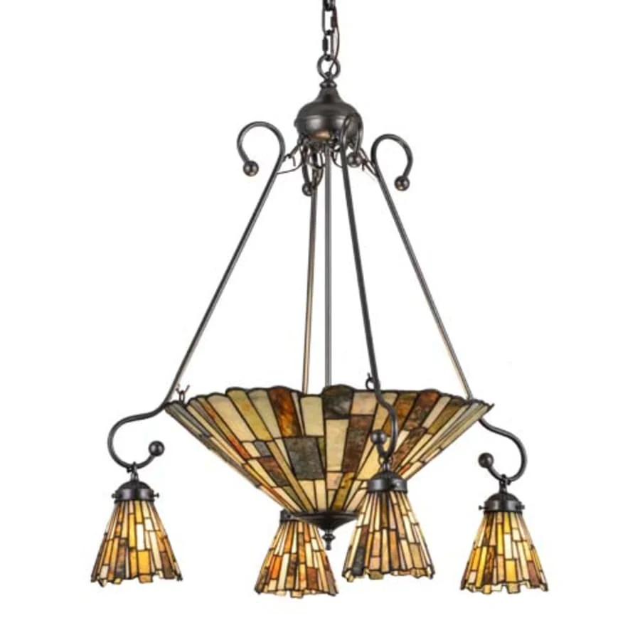 Meyda Tiffany Delta Jadestone 5 Light 30" Wide Chandelier - Image 1