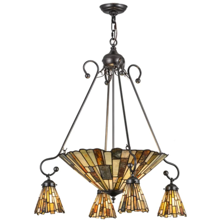Meyda Tiffany Delta Jadestone 5 Light 30" Wide Chandelier - Image 2