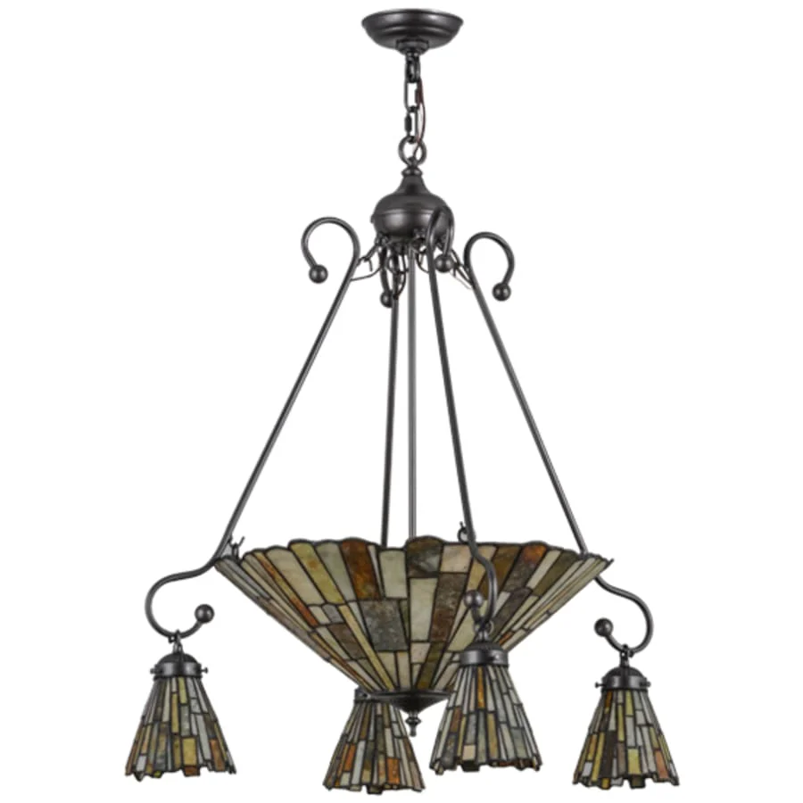 Meyda Tiffany Delta Jadestone 5 Light 30" Wide Chandelier - Image 3
