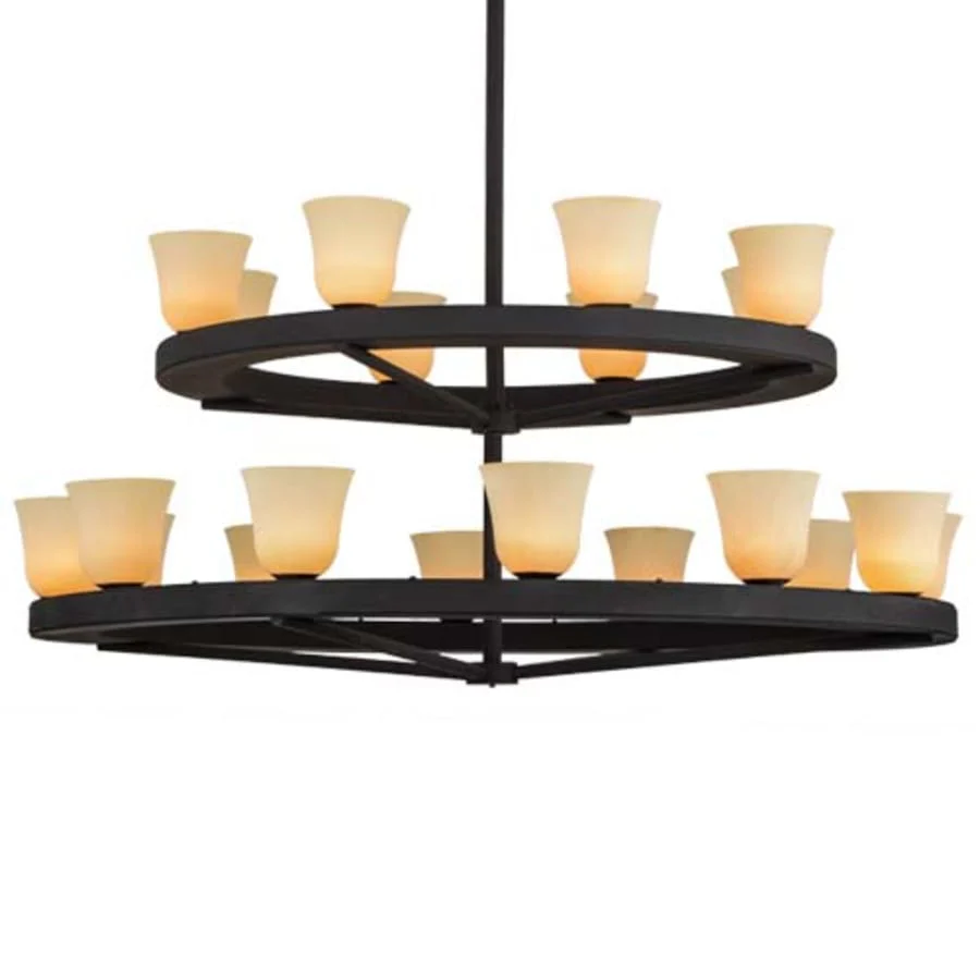 Meyda Tiffany Loxley Piedmont 20 Light 72" Wide Ring Chandelier - Image 1