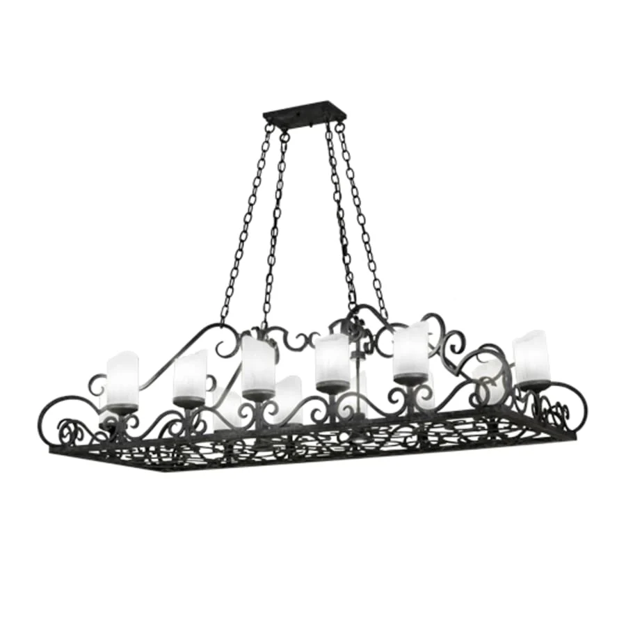 Meyda Tiffany Carlotta 12 Light 66" Wide Linear Chandelier - Image 2