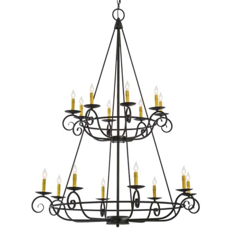 Meyda Tiffany Estrella 16 Light 45" Wide Taper Candle Style Chandelier - Image 1