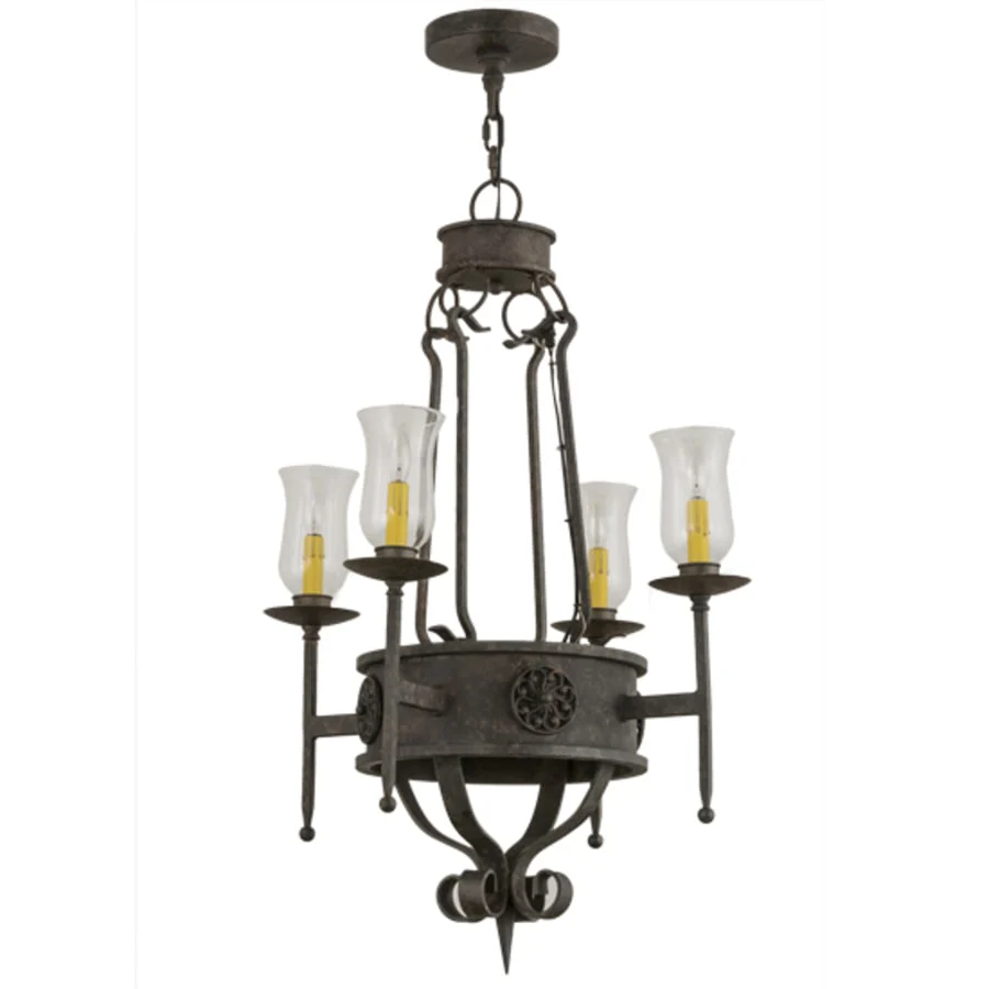 Meyda Tiffany Lorenzo 4 Light 24" Wide Chandelier - Image 3