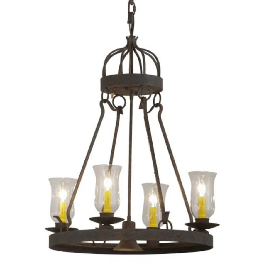 Meyda Tiffany Lakeshore 4 Light 24" Wide Ring Chandelier - Image 1