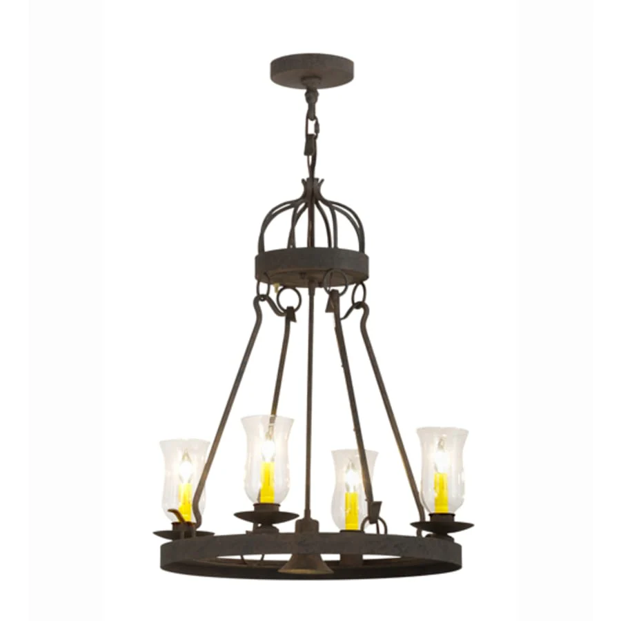 Meyda Tiffany Lakeshore 4 Light 24" Wide Ring Chandelier - Image 2