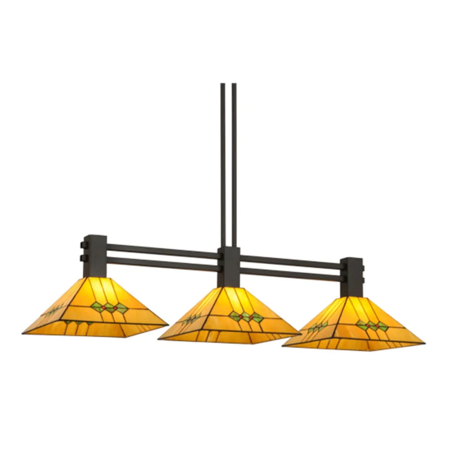 Meyda Tiffany Martini 3 Light 47" Wide Linear Pendant - Image 2