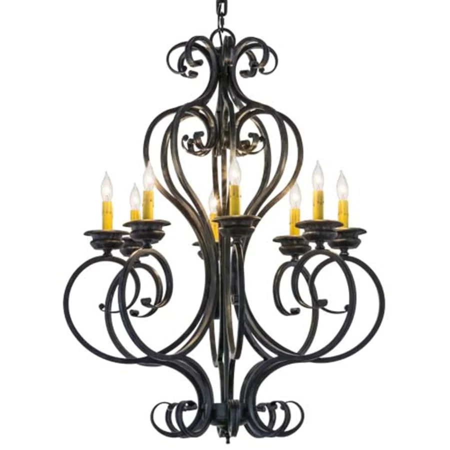Meyda Tiffany Fernando 8 Light 28" Wide Taper Candle Style Chandelier - Image 1