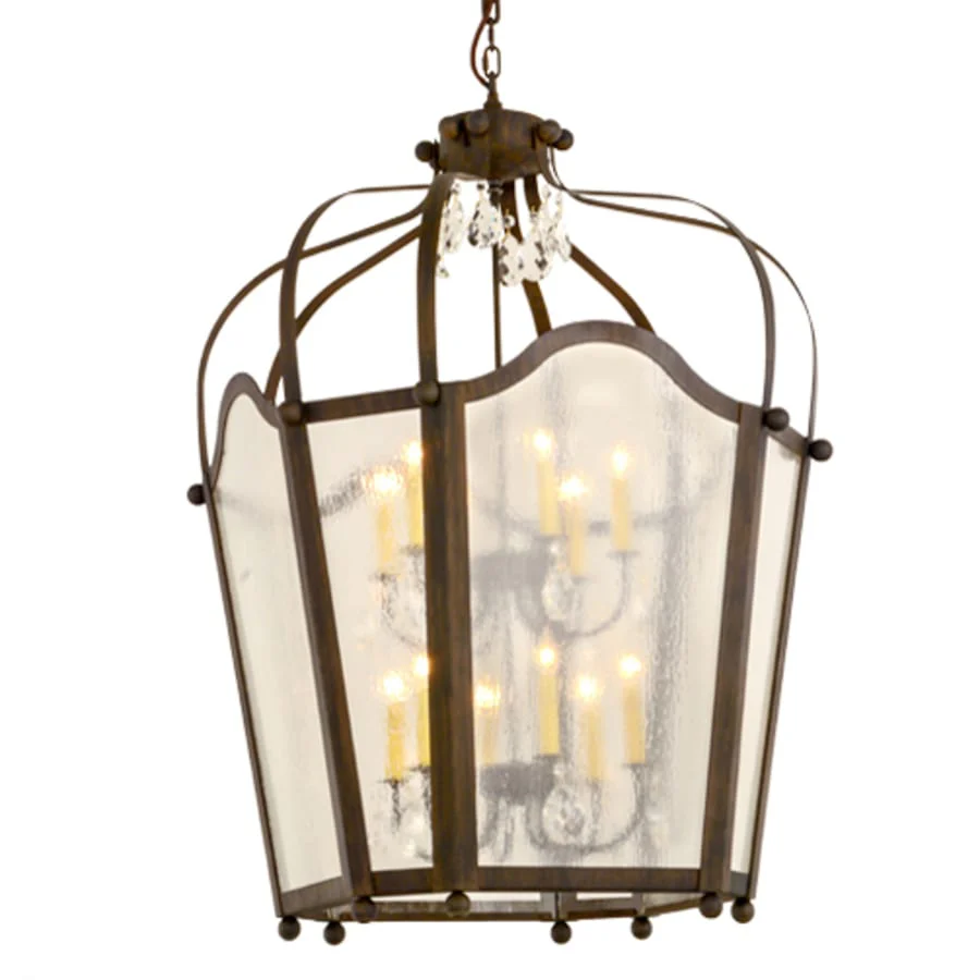 Meyda Tiffany Citadel 12 Light 35" Wide Taper Candle Pendant - Image 1