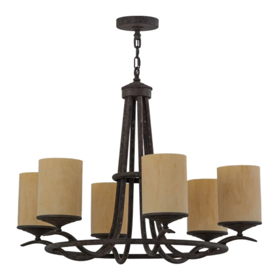 Meyda Tiffany Octavia 6 Light 36" Wide Chandelier - Image 3