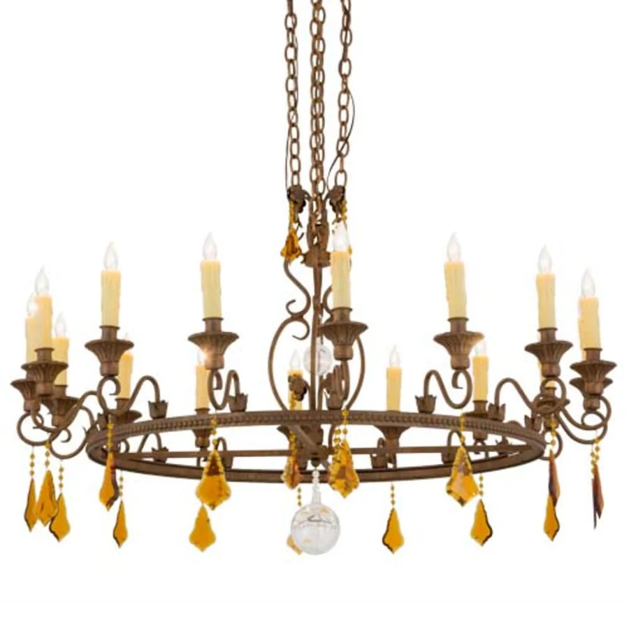 Meyda Tiffany Peak 16 Light 48" Wide Taper Candle Style Chandelier - Image 1