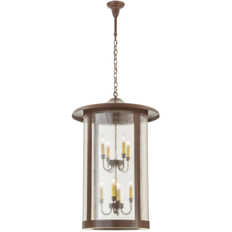 Meyda Tiffany Prime 8 Light 24" Wide Taper Candle Pendant - Image 3