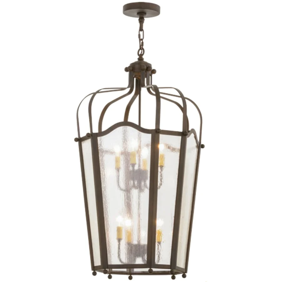 Meyda Tiffany Citadel 8 Light 22" Wide Taper Candle Pendant - Image 3